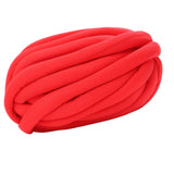 Maxbell Chunky Wool Yarn Filling Soft Knitting for Scarf Sweater Bed Fence Crochet red