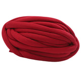 Maxbell Chunky Wool Yarn Filling Soft Knitting for Scarf Sweater Bed Fence Crochet dark red