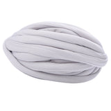 Maxbell Chunky Wool Yarn Filling Soft Knitting for Scarf Sweater Bed Fence Crochet light gray