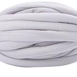 Maxbell Chunky Wool Yarn Filling Soft Knitting for Scarf Sweater Bed Fence Crochet light gray