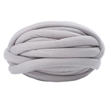 Maxbell Chunky Wool Yarn Filling Soft Knitting for Scarf Sweater Bed Fence Crochet smoke gray