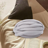 Maxbell Chunky Wool Yarn Filling Soft Knitting for Scarf Sweater Bed Fence Crochet smoke gray