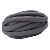 Maxbell Chunky Wool Yarn Filling Soft Knitting for Scarf Sweater Bed Fence Crochet dark gray