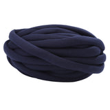 Maxbell Chunky Wool Yarn Filling Soft Knitting for Scarf Sweater Bed Fence Crochet navy blue