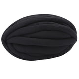 Maxbell Chunky Wool Yarn Filling Soft Knitting for Scarf Sweater Bed Fence Crochet black