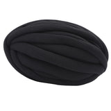 Maxbell Chunky Wool Yarn Filling Soft Knitting for Scarf Sweater Bed Fence Crochet black