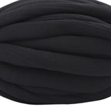 Maxbell Chunky Wool Yarn Filling Soft Knitting for Scarf Sweater Bed Fence Crochet black