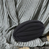 Maxbell Chunky Wool Yarn Filling Soft Knitting for Scarf Sweater Bed Fence Crochet black