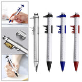Maxbell Ballpoint Pen Caliper Tools Portable 1mm for Writing Note Taking Pen Gift Black Ink Refill