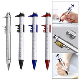 Maxbell Ballpoint Pen Caliper Tools Portable 1mm for Writing Note Taking Pen Gift Black Ink Refill