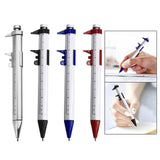 Maxbell Ballpoint Pen Caliper Tools Portable 1mm for Writing Note Taking Pen Gift Black Ink Refill
