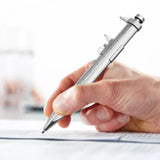 Maxbell Ballpoint Pen Caliper Tools Portable 1mm for Writing Note Taking Pen Gift Blue Ink Refill
