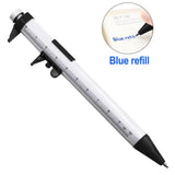 Maxbell Vernier Caliper Blue Refill 1mm Ball Point Pen for Writing Pen Gift Tools A