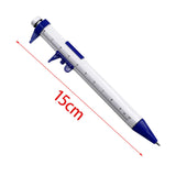 Maxbell Vernier Caliper Blue Refill 1mm Ball Point Pen for Writing Pen Gift Tools C