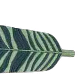 Maxbell Handmade Embroidered Bookmark Artistic Feather Bookmarks for School Supplies Green