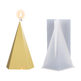 Maxbell Cone Resin Model Ring Holder Pyramid Silicone Model DIY Home Decoration Hexagonal Cone