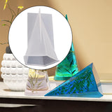Maxbell Cone Resin Model Ring Holder Pyramid Silicone Model DIY Home Decoration Hexagonal Cone
