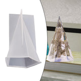 Maxbell Cone Resin Model Ring Holder Pyramid Silicone Model DIY Home Decoration Hexagonal Cone