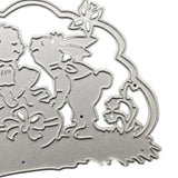 Maxbell Easter Couple Rabbit Lover Metal Cutting Dies Creative for Photo Album