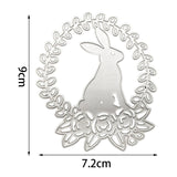 Maxbell Easter Rabbit Metal Cutting Dies for Card Making Album Stamp Decorations