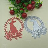 Maxbell Easter Rabbit Metal Cutting Dies for Card Making Album Stamp Decorations