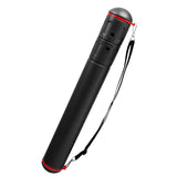 Maxbell Poster Storage Tube Carrying Flexible with Strap Portable for Paintings Black
