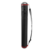 Maxbell Poster Storage Tube Carrying Flexible with Strap Portable for Paintings Black