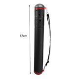 Maxbell Poster Storage Tube Carrying Flexible with Strap Portable for Paintings Black