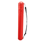 Maxbell Poster Storage Tube Carrying Flexible with Strap Portable for Paintings Red