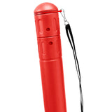 Maxbell Poster Storage Tube Carrying Flexible with Strap Portable for Paintings Red