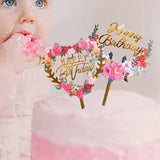 Maxbell 5x Pastoral Cake Toppers Photo Props for Wedding Engagement Baby Shower Style A
