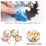 Maxbell 5x Pastoral Cake Toppers Photo Props for Wedding Engagement Baby Shower Style A