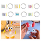 Maxbell Bubble Blowing Double Sided Tape Wall Mount Tape Creative DIY Crafts Sticky White Sequins