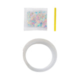 Maxbell Bubble Blowing Double Sided Tape Wall Mount Tape Creative DIY Crafts Sticky White Sequins