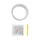 Maxbell Bubble Blowing Double Sided Tape Wall Mount Tape Creative DIY Crafts Sticky White Sequins