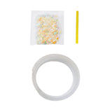 Maxbell Bubble Blowing Double Sided Tape Wall Mount Tape Creative DIY Crafts Sticky Yellow Sequins