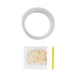 Maxbell Bubble Blowing Double Sided Tape Wall Mount Tape Creative DIY Crafts Sticky Yellow Sequins