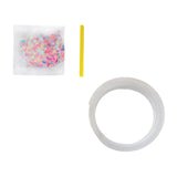 Maxbell Bubble Blowing Double Sided Tape Wall Mount Tape Creative DIY Crafts Sticky Pink Sequins