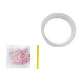 Maxbell Bubble Blowing Double Sided Tape Wall Mount Tape Creative DIY Crafts Sticky Pink Sequins