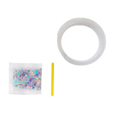 Maxbell Bubble Blowing Double Sided Tape Wall Mount Tape Creative DIY Crafts Sticky Purple Sequins