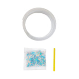 Maxbell Bubble Blowing Double Sided Tape Wall Mount Tape Creative DIY Crafts Sticky Blue Sequins