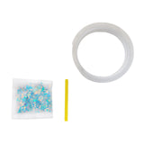 Maxbell Bubble Blowing Double Sided Tape Wall Mount Tape Creative DIY Crafts Sticky Blue Sequins