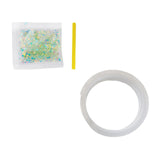 Maxbell Bubble Blowing Double Sided Tape Wall Mount Tape Creative DIY Crafts Sticky Green Sequins