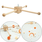 Maxbell Wooden Mobile Bracket DIY Wind Chime Centerpiece Crafts for Home
