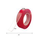 Maxbell Double Sided Tape Mounting Tape Adhesive Tape Reusable Hooks Mount Tape Width 2cm