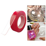 Maxbell Double Sided Tape Mounting Tape Adhesive Tape Reusable Hooks Mount Tape Width 2cm
