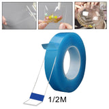 Maxbell Acrylic Blow Bubbles Tape Blue Wall Mount Tape DIY Crafting Removable Sticky Length 1M