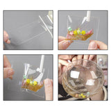 Maxbell Acrylic Blow Bubbles Tape Blue Wall Mount Tape DIY Crafting Removable Sticky Length 1M