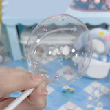 Maxbell Acrylic Blow Bubbles Tape Blue Wall Mount Tape DIY Crafting Removable Sticky Length 1M