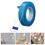 Maxbell Acrylic Blow Bubbles Tape Blue Wall Mount Tape DIY Crafting Removable Sticky Length 1M